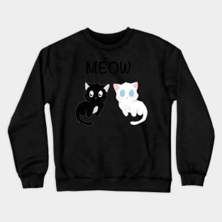 Two kitties Crewneck Sweatshirt